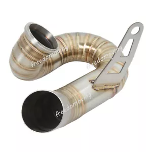 For Ducati 959 Panigale 2016-2019 Slip On Exhaust Mid Link Pipe Stainless Steel - Foto 1 di 7