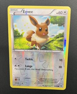 Eevee 63/98 (Reverse Holo Foil) Common XY Ancient Origins Pokemon Card