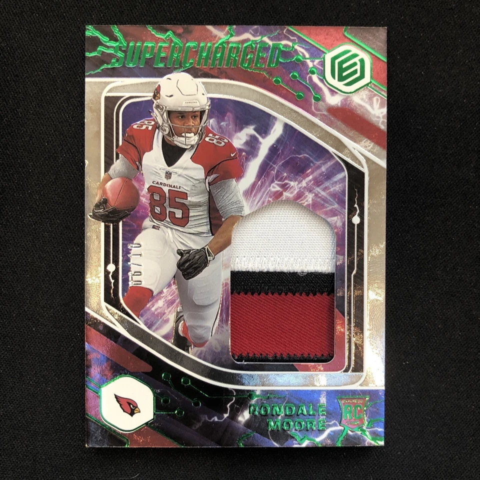 2021 Panini Elements-Rondale Moore Neon Supercharged Patch /10 #SCH-RMO - Image 1 of 2