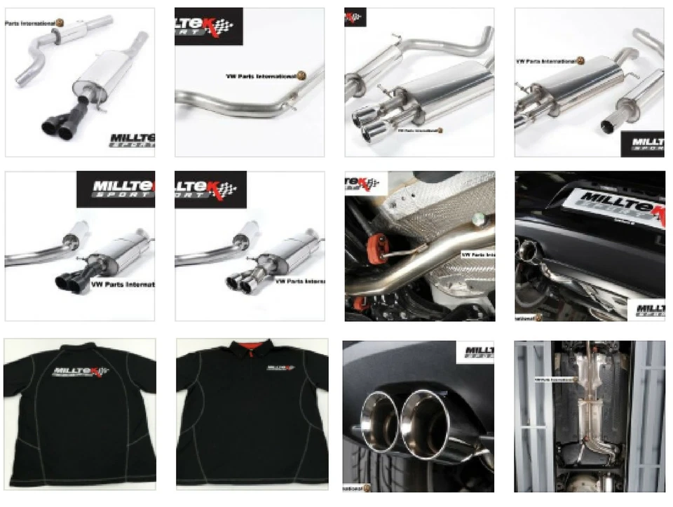 Per VW Polo GTI 2.0 TSI Milltek Sport Scarico Res Cast Downpipe e Race Cat... - Immagine 1 di 1