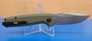 SOG Terminus SJ Moss Folding Knife CRYO D2 Blade G-10 Handle - Picture 1 of 5