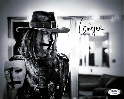 Ginger Fish signed 8x10 photo PSA/DNA Autographed Marilyn Manson Cover