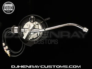 Conjunto original de brazo de tono Technics serie 1200 oro 24 kt tierra interna - Imagen 1 de 3
