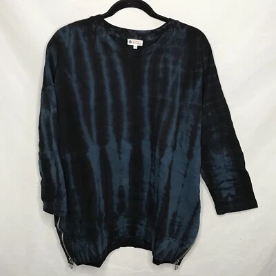 Разные Evereve женщин 4 XL синий черный галстук краситель молнии ворота пуловер толстовка - Изображение 1 из 4