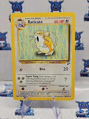 Raticate - Base set 2 - 58/130 - Pokemon  - MP - Image 1 of 2