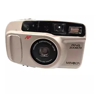 Minolta Riva Zoom 70-Zoom Point And Shoot Camera Lens 35-70 Lens FOR PART'S - Picture 1 of 10