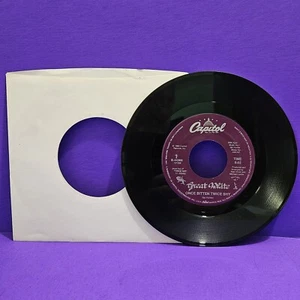 Great White Once Bitten Twice Shy/Slow Ride 45 RPM Vinyl Record LP w/ Sleeve - Imagen 1 de 4