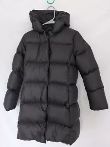 Polo Ralph Lauren Hooded Puffer Long Coat Black Girls Size XL (16). NWOT - Picture 1 of 6