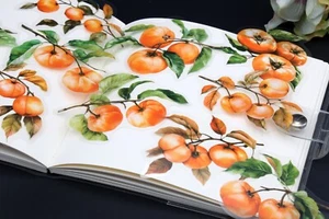 Persimmon fruit PET stickers | Persimmon fruit PET Stickers themed PET Stickers - Picture 1 of 10