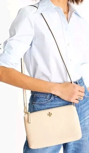 Tory Burch Mercer Pebbled Zip Crossbody - $228 - Picture 1 of 13