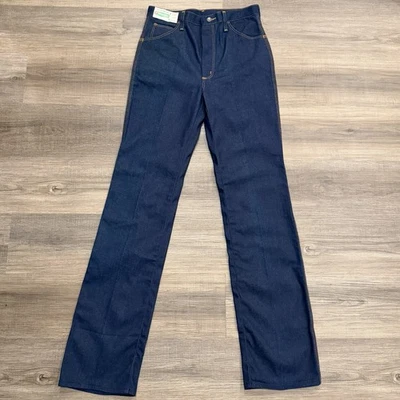 Vtg Wrangler Jeans 70s NOS 84410 GD Slim Fit Straight Leg Mens 30x34 Long - Image 1 of 4
