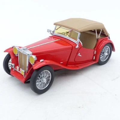 Franklin Mint 1:24 B11TV80 MG TC Roadster 1943 rot in Tüte o. EX8135 - Bild 1 von 2