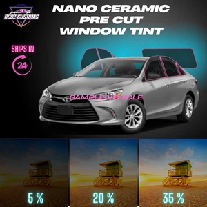 Ceramic for Toyota Camry Pre Cut Window Tint Film Kit 2015-2017 All Sides + Back - Picture 1 of 5