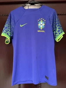 NIKE BRAZIL AWAY JERSEY FIFA WORLD CUP 2022 - Picture 1 of 4