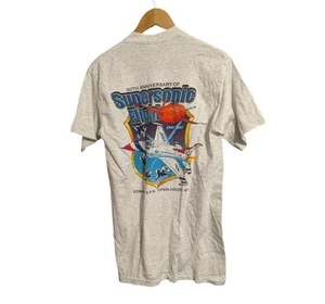 Camiseta RARA Fuerza Aérea Supersónica Vuelo Edwards AFB 50 Aniversario 1997 EE. UU. U - Imagen 1 de 11