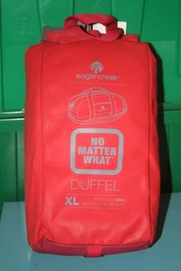 EAGLE CREEK XL NO MATTER WHAT DUFFEL FIREBRICK RED 133L 36x15x14 NEW NWT - Picture 1 of 3