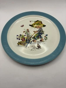 Piatto da portata vintage per bambini Barratts Of Staffordshire 10" - Foto 1 di 6