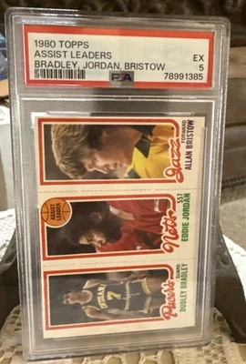 1980 Topps Basketball #19 Bradley Jordan Bristow PSA 5 - Image 1 of 4