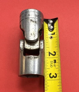 VINTAGE 1952 SNAP ON SU24 1/2" DRIVE 3/4" 6 PT SAE UNIVERSAL FLEX SWIVEL SOCKET - Picture 1 of 9