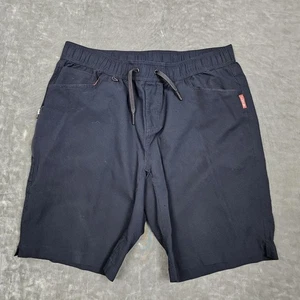 Pantalones Cortos KETL Mountain Apparel Para Hombres Grandes Negros Cordón Elastizados Senderismo Aire Libre - Imagen 1 de 6