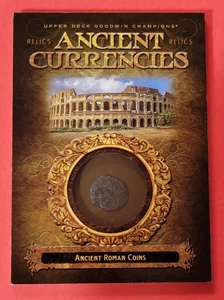 ANCIENT CURRIENCIES Ancient Roman Coins RELIC CARD 2017 GOODWIN CHAMPIONS #CR-6 - Picture 1 of 2