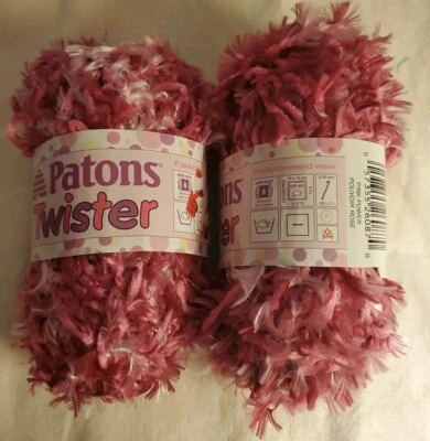 2 madejas patones hilo Twister rosa poder  Foto 1 de 4