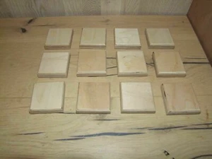 12Stk.Möbelfüße,Couchfüße,Möbelaufsetzer aus Multiplex Birke Sperrholz 15mm Neu. - Bild 1 von 4