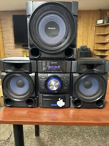 🔥Sony MHC-EC909iP Mini Hi-Fi Component System CD FM iPod Dock Tested - Picture 1 of 12