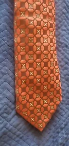 Emanuel Ungaro Paris 100% Silk tie. COPPER & gold colors Made in Italy. NEW - Bild 1 von 3