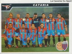 515 SQUADRA (TEAM PHOTO) ITALIA CALCIO CATANIA STICKER CALCIATORI 2005 PANINI - Imagen 1 de 1
