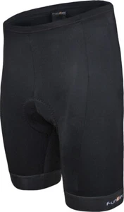 Funkier Men's Active 7 Panel Road Cycling Shorts + Pad - Small - Black - 340-U11 - Picture 1 of 6