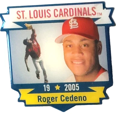 MLB St. Louis Cardinals 2005 "Roger Cedeno" 1.5" Lapel Pin - Image 1 of 2