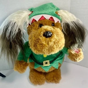 Peluche Cucciolo Orecchio Sbattere Animato Natale Siamo Elfi di Babbo Natale - Foto 1 di 11