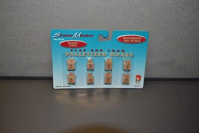 Life-Like Trains HO Scale Scene Master Palletized Boxes #433-1665 - Image 1 of 2