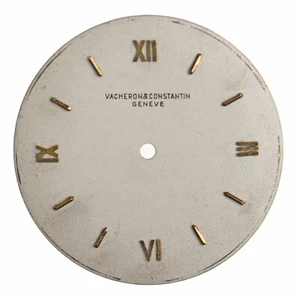 Fact Orig NOS V&C Vacheron Constantin orologio da polso quadrante oro massiccio marcatori, anni '50 - Foto 1 di 2