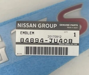 Genuine OEM Nissan Infiniti 84894-JU40B "G37 S" Rear Nameplate Badge 2009-13 G37 - Picture 1 of 2