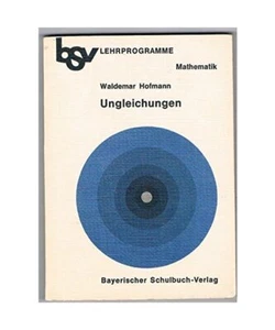 bsv Lernprogramme Mathematik / Ungleichungen, Hofmann, Waldemar - Bild 1 von 1