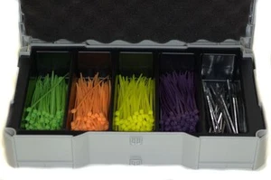 Sortiment Kabelbinder farbig Neon / Exot - Bild 1 von 1