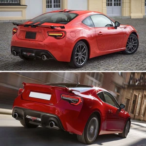 VLAND LED Taillights w/Sequential Turn For 2012 2013-2020 Toyota 86 / Subaru BRZ - Picture 1 of 18