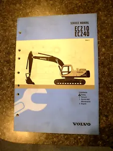 Volvo excavator model EC210/EC240 service manual section 0-2 part# 21 1 435 4027 - Picture 1 of 3