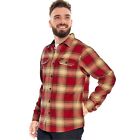 Mens Heavyweight Flannel Lumberjack Shirt Jacket Plaid Check Hand Warmer Pockets