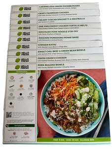 Lote de 10 tarjetas de recetas de pollo cerdo carne de res ideas fáciles para cenas caseras - Imagen 1 de 4