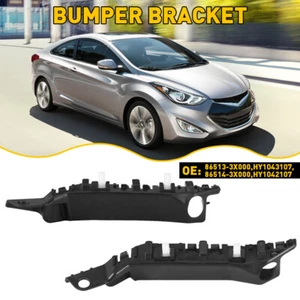Front Bumper Brackets for 2011 2012 2013 2014 2015 Hyundai Elantra Sedan 2SET - Imagen 1 de 27