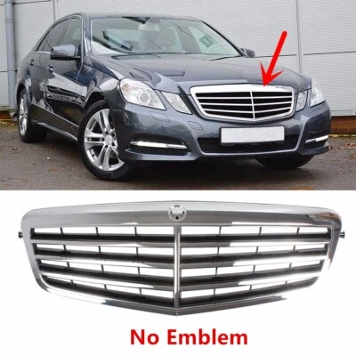 FITS 2010-2013 MERCEDES W212 E350 E550 FRONT E-CLASS FRONT GRILL GRILLE W/CHROME - Image 1 of 4