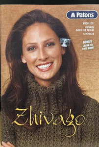 Patons Knitting Pattern Book 1211 Zhivago sizes xs - xxl 14 styles ladies women - Picture 1 of 8