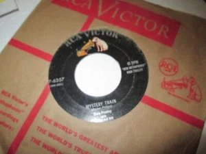 ELVIS PRESLEY MYSTERY TRAIN 45 SOLID VG RCA 1955 - Bild 1 von 3
