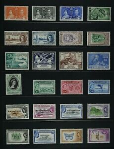 BRITISH HONDURAS, KGVI - QEII, a collection of 24 stamps to sort, MM condition.