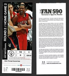 2006-07 Toronto Raptors Playoffs Ticket, unbenutzt Runde 02, Spiel 2, Joey Graham - Bild 1 von 1
