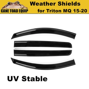 Premium Weathershields Window Visors for Triton MQ MR 2015-2022 Mitsubishi - Picture 1 of 6