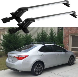 Barra transversal portaequipajes barra transversal techo auto 43,3" para Toyota Corolla sedán  - Imagen 1 de 17